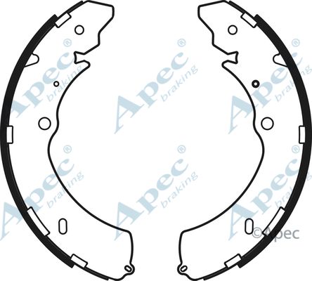 APEC BRAKING Piduriklotside komplekt SHU784